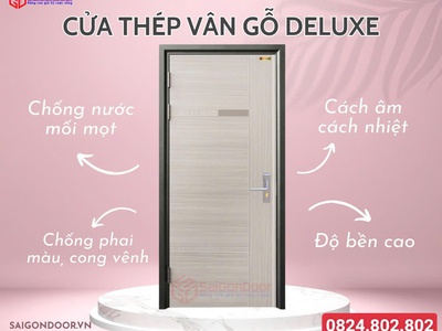 Cửa Thép Delux: Bảo Vệ Vững Chắc, Tôn Vinh Phong Cách 0