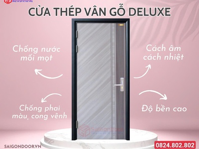 Cửa Thép Delux: Bảo Vệ Vững Chắc, Tôn Vinh Phong Cách 2
