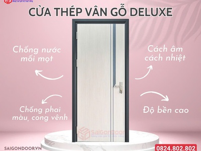 Cửa Thép Delux: Bảo Vệ Vững Chắc, Tôn Vinh Phong Cách 3