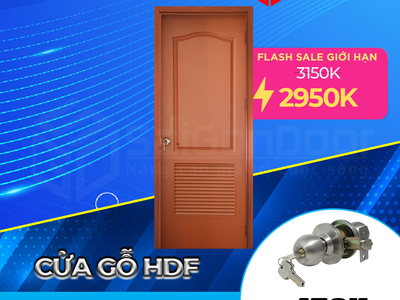Cửa gỗ công nghiệp HDF Sơn đẳng cấp 1