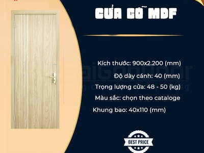 Cửa gỗ công nghiệp MDF Laminate 0
