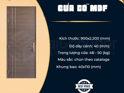 Cửa gỗ công nghiệp MDF Laminate 3