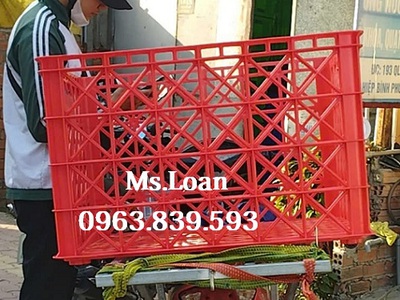 Sóng nhựa shipper giao hàng xe máy, sóng nhựa chở hàng, rổ nhựa công nghiệp. 8