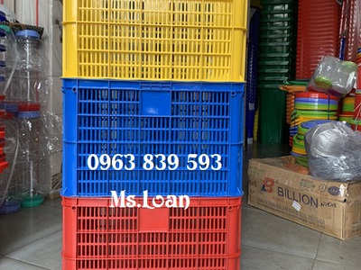 Sóng nhựa shipper giao hàng xe máy, sóng nhựa chở hàng, rổ nhựa công nghiệp. 10