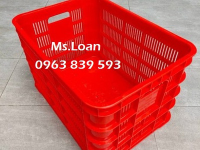 Sóng nhựa shipper giao hàng xe máy, sóng nhựa chở hàng, rổ nhựa công nghiệp. 9
