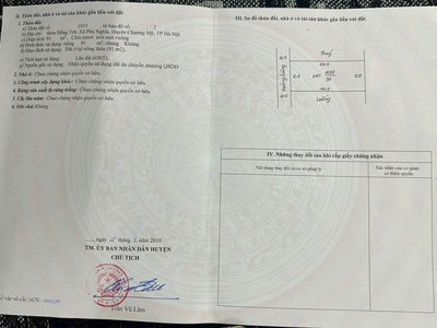 Chủ cần bán lô đất 91m tại đồng trữ phú nghĩa chương mỹ 0