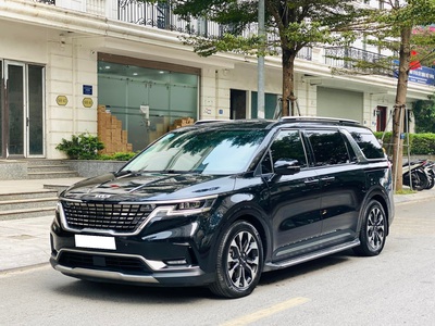 Bán xe Kia Carnival 2022 Signature 2.2D Full dầu, màu đen. 2