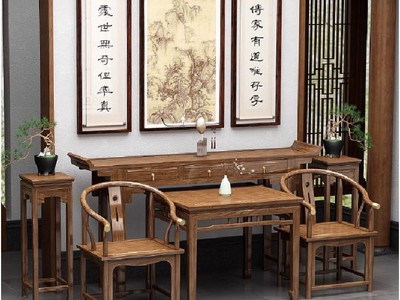 Bàn ghế phòng thờ gỗ tự nhiên - Mang Đến Sự Tôn Nghiêm và Đẳng Cấp 2