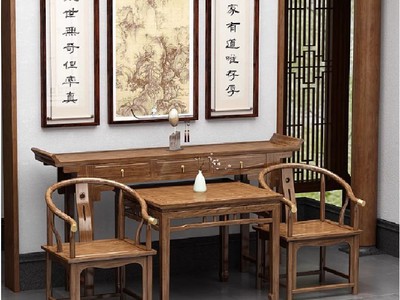 Bàn ghế phòng thờ gỗ tự nhiên - Mang Đến Sự Tôn Nghiêm và Đẳng Cấp 3