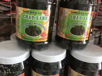 Rong biển Sấy Mè Chay Xanh 1