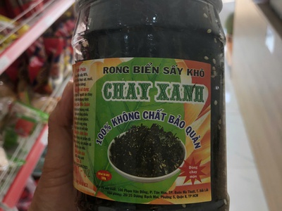 Rong biển Sấy Mè Chay Xanh 0