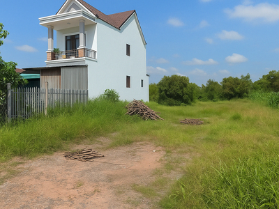 Bán lô đất đẹp 870 triệu 110M2 cần đước   sổ riêng   KDC PHÚC GIANG - KCN THUẬN ĐẠO 1
