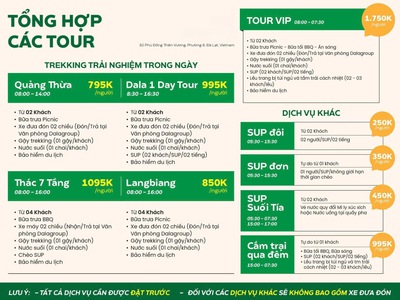Tour Trekking Đà Lạt   Khám Phá Thiên Nhiên Hùng Vĩ 0