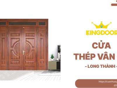 Cửa Thép Vân Gỗ Long Thành Đẹp, An Toàn, Giá Tốt 0