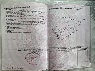 Chính chủ bán nhà nghỉ mặt tiền ql 22  - vị trí tại : tỉnh lộ 782-  gia lộc - trảng bàng -  tây ninh 2