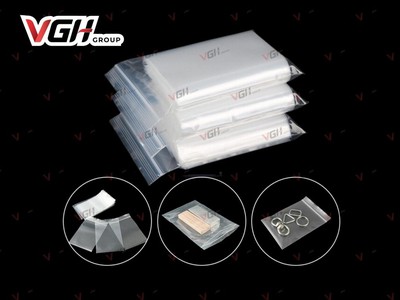 Túi Zipper Chỉ Trắng 0