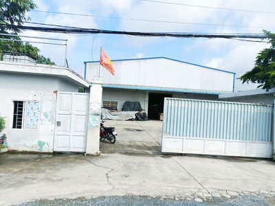 Bán nhà xưởng đường lương thị thiềm - 3455m2 - 34.5x88 - 3455m2 thổ cư - xã hòa phú - củ chi 0