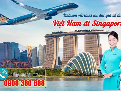 Vietnam Airlines ưu đãi giá vé từ Việt Nam đi Singapore 0
