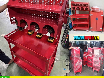 Xe để đồ nghề 3 ngăn KT C810xD830xR400mm 3