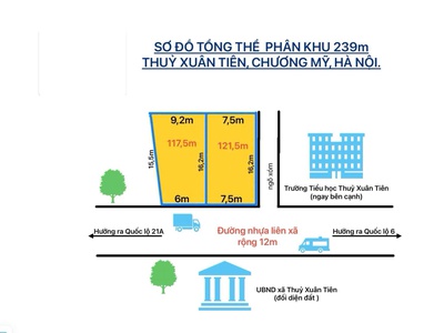 Cc cần bán 239m tại thủy xuân tiên chương mỹ hà nọi 0