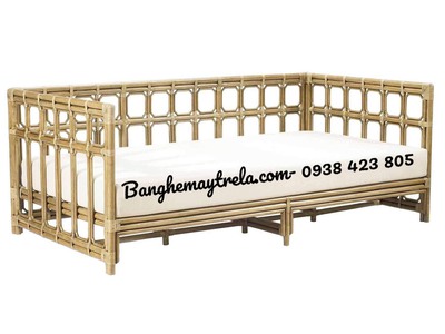 Sofa mây ô vuông kiểu đơn giản 2