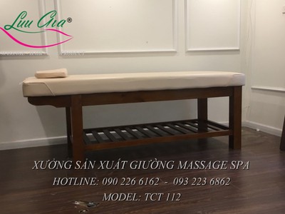 Giường matxa toàn thân khung gỗ tại gia viễn, ninh bình 12