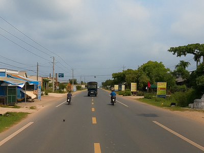 Bán Gấp đất Gò Công MT Quốc Lộ 50 500 TRIỆU SỔ RIÊNG - THỔ CƯ 100 0