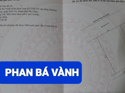 Bán đất đường phan bá vành, sơn trà, đà nẵng 0