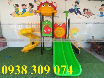 Cầu trượt liên hoàn cho bé, Bộ cầu trượt liên hoàn giá tốt 4