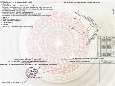 Bán đất tặng 10 phòng trọ có sẵn thu nhập tốt   cơ hội vàng đầu tư - 3 mặt tiền hẻm dt 522m2 vĩnh 4