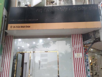 Cho thuê mặt bằng kinh doanh tại số 24 đường trần khát chân- hai bà trưng- hà nội 0