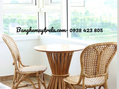Ghế mây tự nhiên có tựa lưng cao 6