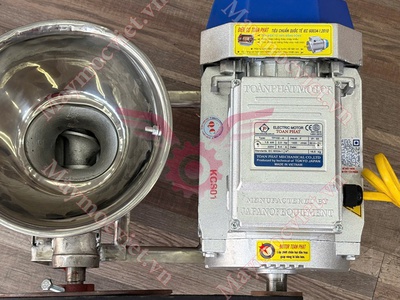 Cối xay đùn thịt khung inox cối gang 12 công suất 1.5kw 1