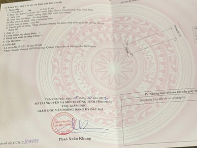 Bán đất mặt đường QL2C Thanh Vân, Tam Dương, Vĩnh Phúc 0