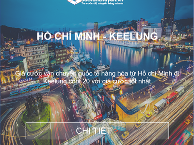 Giá cước vận tải biển từ Hồ Chí Minh đi Keelung 0