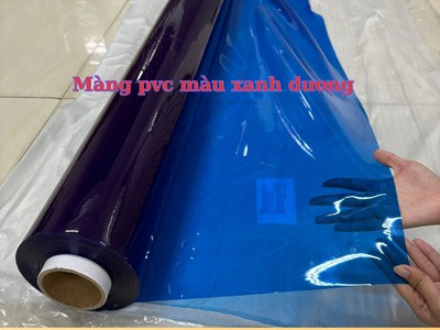Màng nhựa pvc dẻo tại hà nội - xanh đậm 0