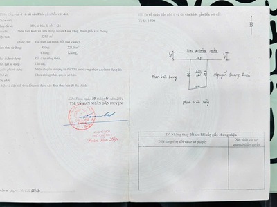 Bán 2 lô đất MĐ trục thôn Tam Kiệt, Hữu Bằng, Kiến Thụy, Hải 4