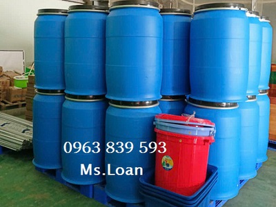 Cung cấp thùng đựng hóa chất, phuy nhựa mới giá rẻ. - 0963 839 593 Ms.Loan 8