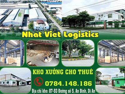 Cho thuê kho từ 50m , 100m , 1000m  tại khu công nghiệp sóng thần 2, bình dương. 0