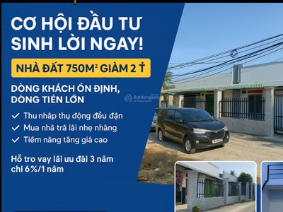 Siêu phẩm đầu tư nhà đất thủ đức 750m2, mt 23 m thu nhập hơn 40tr/ thg- giảm ngay 2 tỷ giao dịch 0