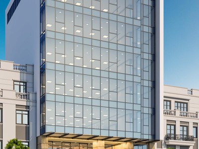 Building mặt phố trần thái tông, cầu giấy, dt 122m2, 8 tầng nổi   tum   hầm. cho thuê 30 cây vàng 2