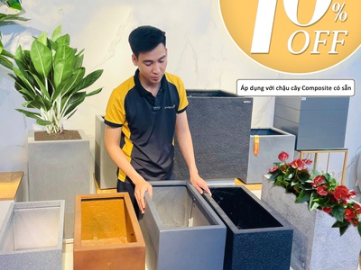 Chậu Trồng Cây Composite Vinapot: Lựa Chọn Tối Ưu Cho Không Gian Xanh 0