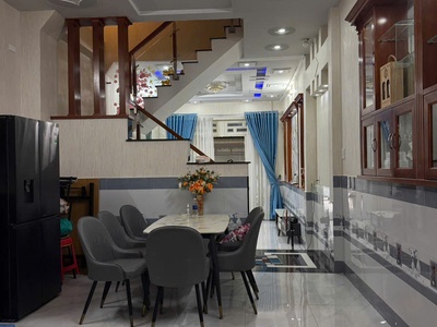 Nhà siêu xinh siêu dễ thương - 4 tầng - hẻm xe hơi huỳnh thịhai, q.12 - 90m2  4.2x21m    chỉ5.5 1