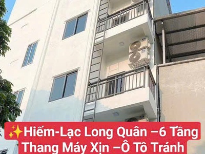 Hiếm- Lạc Long Quân-Nhà mới 6 tầng thang máy- Ô tô tránh- Sổ vuông- Mặt tiền 5m  Chỉ 5 tỷ 0