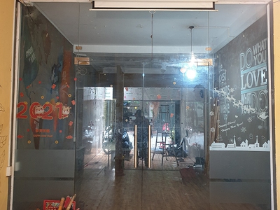 Cửa kính cường lực 2 cánh cho phòng khách đẹp 0