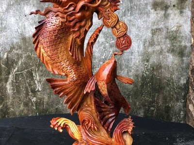 Tượng cá chép hóa rồng 1