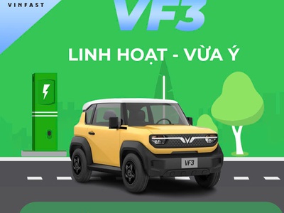 Cơ hội sở hữu VinFast VF 3 từ 60 triệu đồng 0