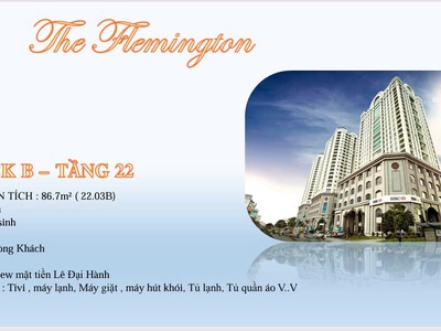 Chính chủ Cho Thuê Căn Hộ tại The FLEMINGTON   QUẬN 11 8