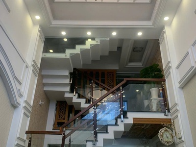 Nhà phố 5 tầng đẹp ngay khu phân lô hxh lê văn thọ 60m2 tặng nt sát cv làng hoa 9.3 tỷ. 2