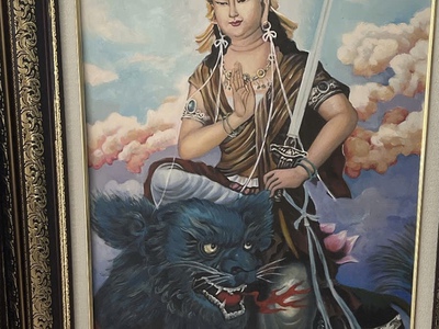 Bán tranh sơn dầu hình phật 2